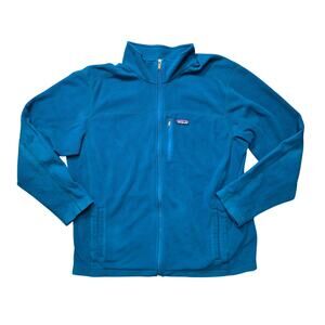Patagonia Micro D Fleece Jacket Men’s XXL Blue Full Zip STY26170FA15